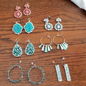 Colorful earring bundle